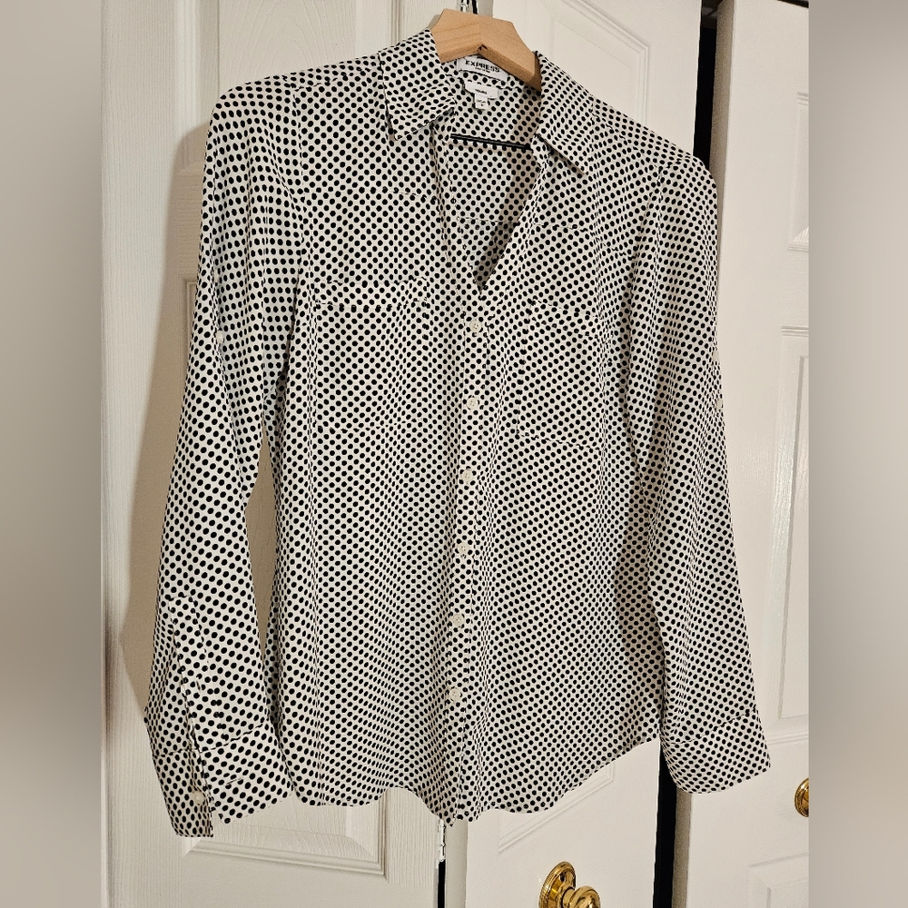 Polka Dot Express Portofino Shirt, Small